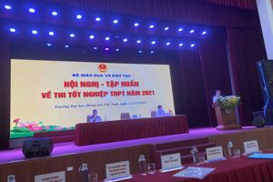 Hội nghị-Tập huấn công tác tổ chức kỳ thi Tốt nghiệp THPT và tuyển sinh Đại học-Cao đẳng năm 2021