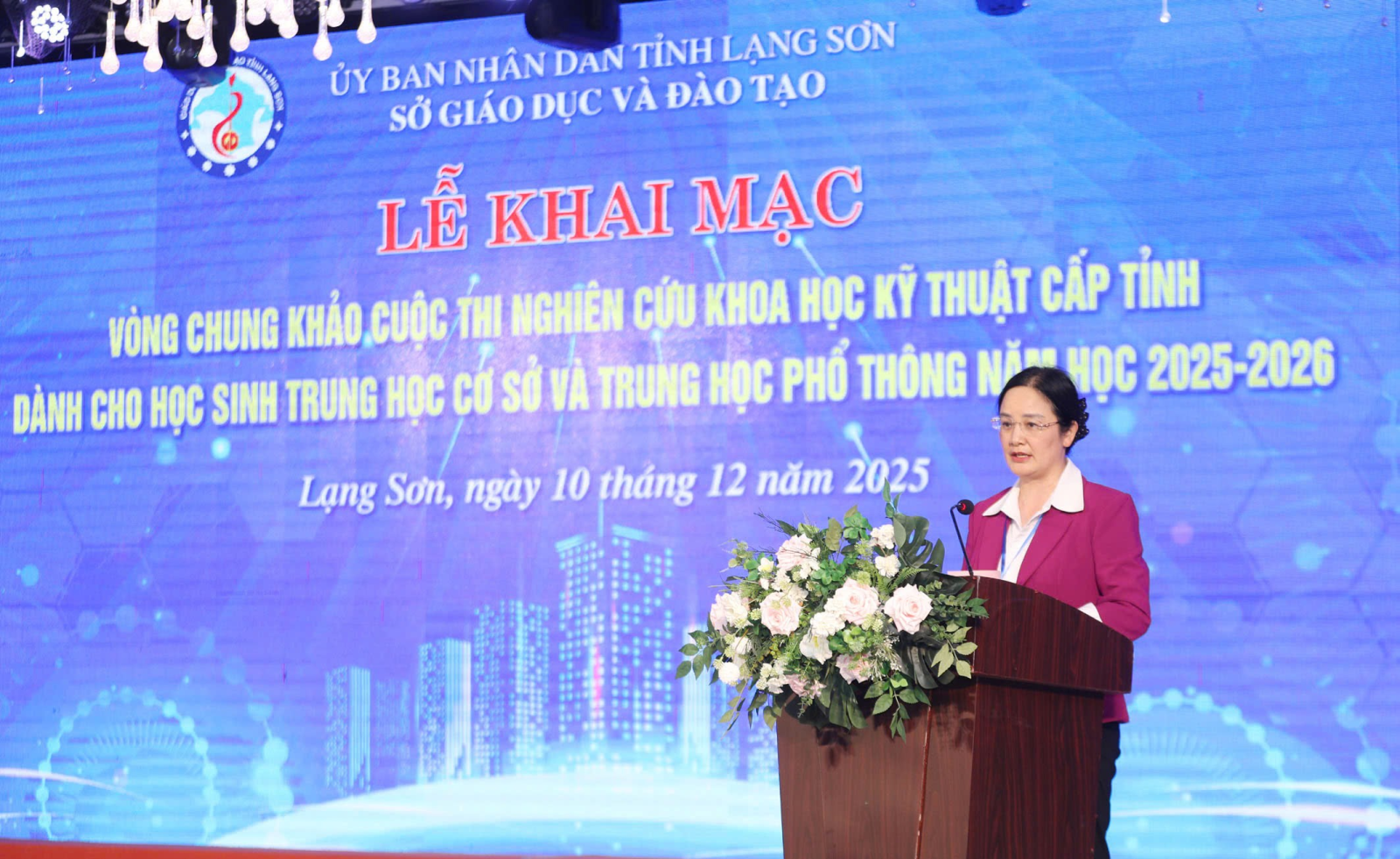 SỞ GIÁO DỤC ĐÀO TẠO TỔ CHỨC THÀNH CÔNG VÒNG CHUNG KHẢO CUỘC THI  NGHIÊN CỨU KHOA HỌC KỸ THUẬT CẤP TỈNH DÀNH CHO HỌC SINH TRUNG HỌC CƠ SỞ VÀ TRUNG HỌC PHỔ THÔNG  NĂM HỌC 2025 - 2026