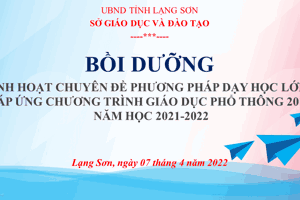 Tổ chức bồi dưỡng sinh hoạt chuyên đề về phương pháp dạy học lớp 5 đáp ứng Chương trình GDPT 2018, năm học 2021-2022