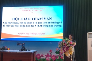 Hội thảo tham vấn chuyên gia, cán bộ quản lý, giáo viên về nâng cao chất lượng tổ chức dạy học STEM trong các trường phổ thông năm học 2021-2022
