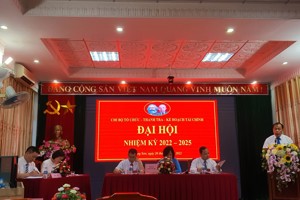 CHI BỘ TỔ CHỨC - THANH TRA - KẾ HOẠCH TÀI CHÍNH TỔ CHỨC THÀNH CÔNG ĐẠI HỘI NHIỆM KỲ 2022-2025
