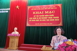 KHAI MẠC KỲ THI TUYỂN DỤNG VIÊN CHỨC CÁC ĐƠN VỊ SỰ NGHIỆP TRỰC THUỘC SỞ GIÁO DỤC VÀ ĐÀO TẠO NĂM 2022