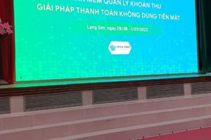 HỘI NGHỊ TẬP HUẤN PHẦN MỀM QUẢN LÝ KHOẢN THU, GIẢI PHÁP THANH TOÁN KHÔNG DÙNG TIỀN MẶT