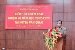 KIỂM TRA NHIỆM VỤ ĐẦU NĂM HỌC 2022 – 2023 HUYỆN VĂN QUAN