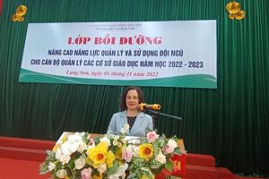 SỞ GIÁO DỤC VÀ ĐÀO TẠO TỔ CHỨC LỚP BỒI DƯỠNG NÂNG CAO NĂNG LỰC QUẢN LÝ VÀ SỬ DỤNG ĐỘI NGŨ CHO CÁN BỘ QUẢN LÝ CÁC CƠ SỞ GIÁO DỤC NĂM HỌC 2022-2023