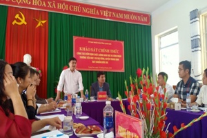 Khảo sát chính thức trường Tiểu học I xã Đại Đồng huyện Tràng Định đạt kiểm định chất lượng giáo dục và đạt chuẩn quốc gia năm 2022