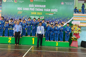 LẠNG SƠN ĐẠT 11 HUY CHƯƠNG TẠI GIẢI VOVINAM HỌC SINH PHỔ THÔNG TOÀN QUỐC NĂM 2022