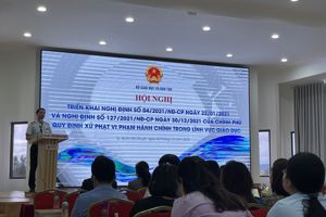 Hội nghị triển khai thực hiện Nghị định số 04/2021/NĐ-CP ngày 22/01/2021 và Nghị định số 127/2021/NĐ-CP ngày 30/12/2021 của Chính phủ về xử phạt vi phạm hành chính trong lĩnh vực giáo dục