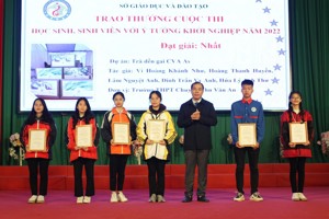 SỞ GIÁO DỤC VÀ ĐÀO TẠO TỔ CHỨC CUỘC THI HỌC SINH, SINH VIÊN VỚI Ý TƯỞNG KHỞI NGHIỆP VÀ NGÀY HỘI KHỞI NGHIỆP CẤP TỈNH CỦA HỌC SINH, SINH VIÊN NĂM 2022
