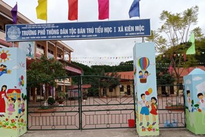 Hội phụ huynh học sinh và giáo viên trường phổ thông dân tộc bán trú tiểu học I xã Kiên Mộc, huyện Đình Lập chung tay xây dựng mô hình trường học hạnh phúc