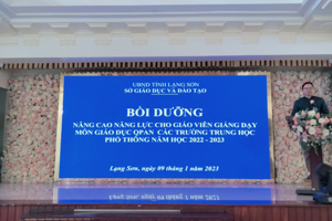 TẬP HUẤN NÂNG CAO NĂNG LỰC GIÁO VIÊN DẠY MÔN GIÁO DỤC QPAN NĂM HỌC 2022 – 2023